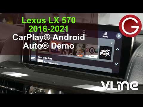 How wireless CarPlay & Android Auto work on Lexus LX 570 2016-2021 OEM Stereo | GROM VLine | LEX78