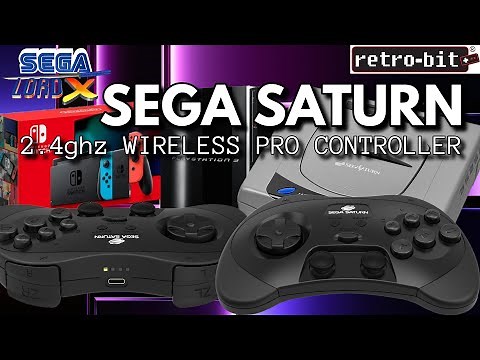 Retro-bit Sega Saturn 2.4ghz Wireless Pro Controller