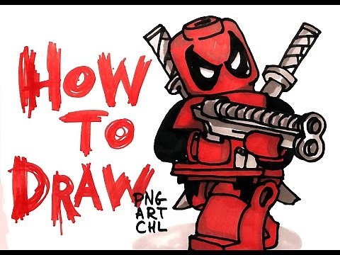 How to Draw Lego Deadpool