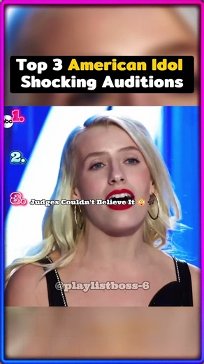 Ranking The Top 3 Most Shocking Idol Auditions 🏆🎤 #americanidol #viral #talent