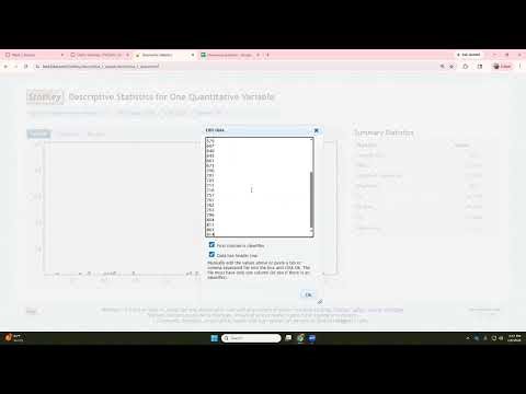 STAT243 StatKey Summary Statistics