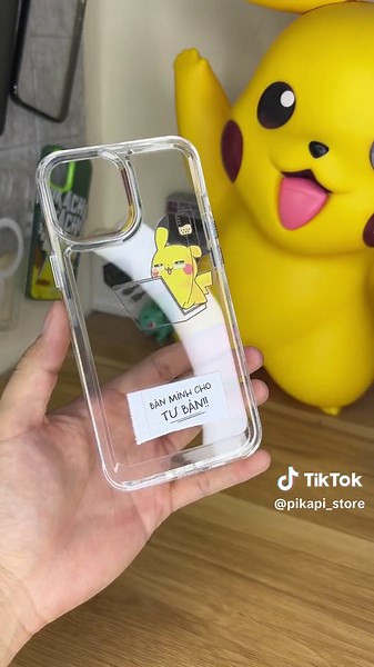 Ốp iPhone Pikachu Siêu Trong Suốt từ Pikapi Store