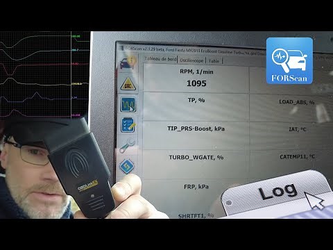Forscan Comment faire des LOG, relevées de données (DATA), analyser les courbes