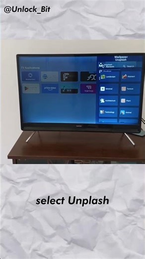 how to set wallpaper in tv