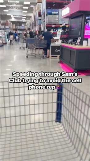 Do you stop for the cell phone rep in #SamsClub? They are nice… but no🤷🏽‍♀️😂 #wifehumor