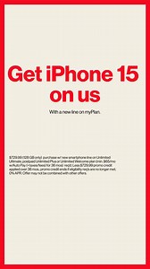 33 reactions · 17 shares | Save on iPhone 15. No trade-in required. With new line on myPlan. | Verizon | Facebook