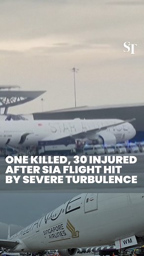 Singapore Airlines flight SQ321 plunged around 6,000 feet within 5 minutes over the Andaman Sea. One person died and dozens were injured after the flight from London to Singapore encountered severe turbulence in the air. Follow our live coverage: https://str.sg/FwmX | The Straits Times