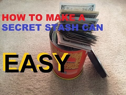 How To Make A Secret Stash Can