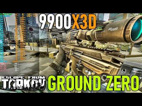 9900X3D TARKOV Ground Zero Benchmark | 1440p HIGH (DLSS 4.5 ON)
