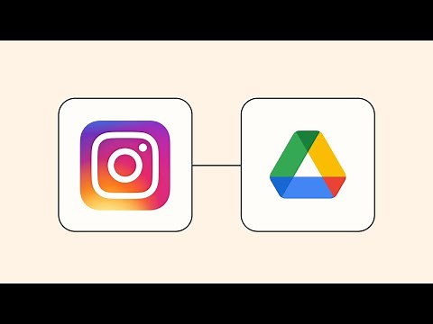 How to Connect Instagram To Google Drive - Easy Integration Tutorial