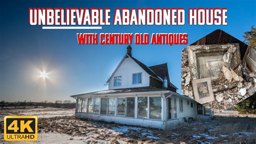 Exploring an abandoned house filled with century-old antiques
