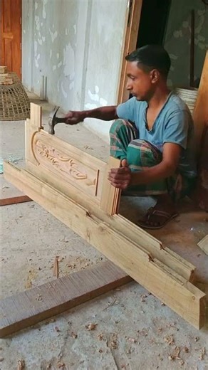 Window sash fitting work #woodenalmari #carpentry #wood #wooddesigner #woodwork #woodscraft