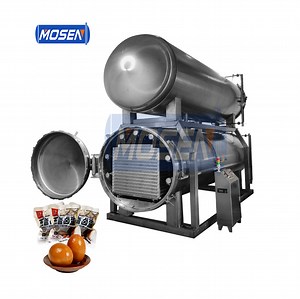 [Hot Item] Automatic Food Processing Retort Pouch Machine Steam Sterilizer for Ready Rice Vegetable Meals Autoclave Industries