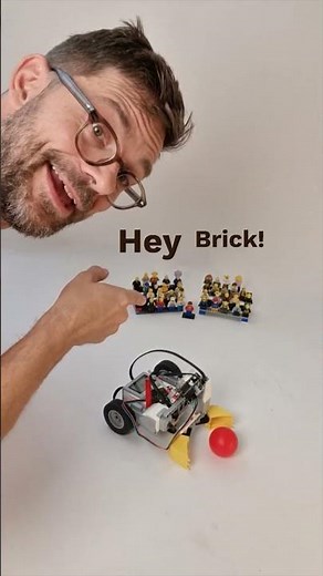 Fun with #computervision and #ai! Camera and #voicerecognition to #lego #mindstormsev3 #ev3