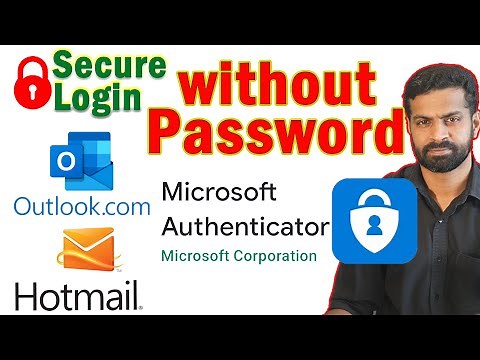 Microsoft Authenticator, Login without Password to Hotmail, Outlook | Password less | Fast, Secure