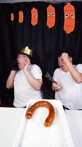 1.5M views · 20K reactions | 1~100% sausage Small vs Medium vs Big Emoji Challenge#mukbang #funny #asmr #fyp #food #mukbangasmr #cooking #먹방 #sausage #sauce | HUBA 후바 | Facebook