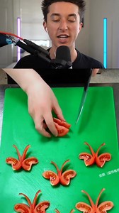 How To Make Butterfly With Tomatoes | Austin Boller