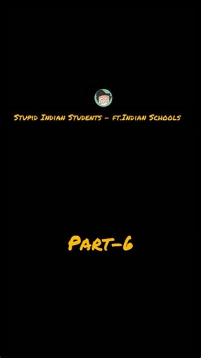 Stupid Indian Students - ft.Indian Schools #reels | cartoon animation