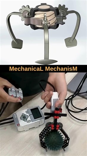 Robotic Gripper Mechanism Explained 🤯 | Engineering at Its Best 🤖⚙️
