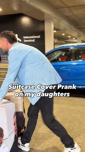 Now we won’t lose our luggage! 😂 💼 #prank #genz #dad #daughters #teens | Ben Boyce