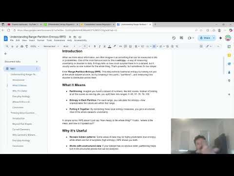 Range Partition Entropy: The Most Important Data Science Discovery You Have Never Heard Of