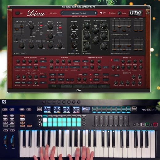 FREE Diva Preset: Start The Fall | Synth Vault Advent Day 3