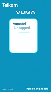 Less lags, more life with Vumatel Uncapped Lite! Stay online, stay on top of events and stay in touch. | Telkom