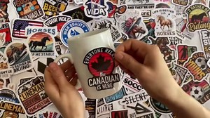 (3 PCs) Don't Ask Me I Just Work Here Office Decor Coworker Gift Sticker for Tumbler Hard Hat Laptop Water Bottle Sticker 3 Inches