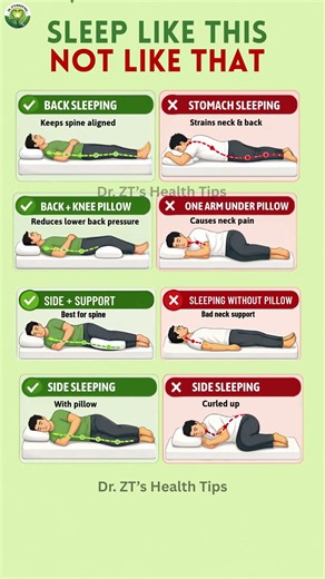 Best vs Worst Sleeping Positions: Which Sleeping Position Is Healthiest? | Dr. ZT's Health Tips