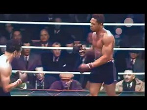 Earliest Footage of Archie Moore vs Ron Richards (rematch) - July 11, 1940 in Color