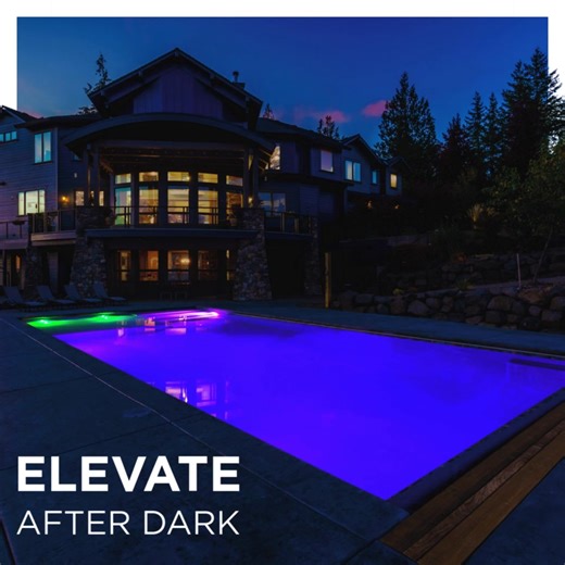 Poolside fun starts after sundown when you have one of our dynamic pool lighting options.  Experience nighttime fun like never before when you install S.R.Smith: https://brnw.ch/21wWt1k | S.R.Smith | Facebook