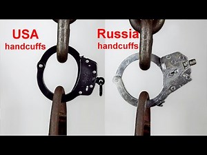 HYDRAULIC PRESS VS POLICE HANDCUFFS