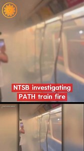 6.2K views · 30 reactions | A fire on a PATH train on Monday caused widespread delays and multiple lines to be suspended between New Jersey and New York City. More than 12 people were treated for smoke inhalation. https://cbsn.ws/4fojda1 | CBS Mornings | Facebook