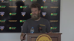 Washington Football Team's Ryan Fitzpatrick talks about how his family is dealing with COVID vaccines
