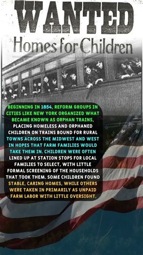 How Orphan Trains Sent Thousands of City Children West by Rail.