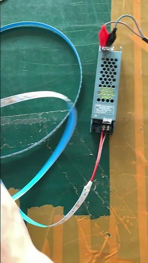 5M led strip connect 12v 5A power supply---ready shipping#led #decoration #factory #ledlights