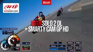 AiM Shop Solo 2 DL is the Most Precise Lap Timer on the Market, Overlay it with the SmartyCamHD and you have the Perfect Track Day Race Kit. | Aim Technologies