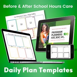 MTOP, OSHC Program Planner Templates - Editable/Printable/Color/B&W