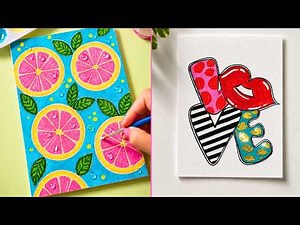 11 Creative Painting Ideas for Beginners | Easy Art Hacks & Tricks | Must Try