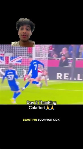 Day 3 Thanking Calafiori for his amazing scorpion kick block #arsenalfans