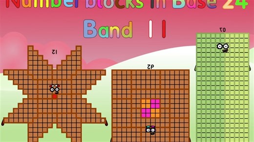 Numberblocks in Base 24 Band 11