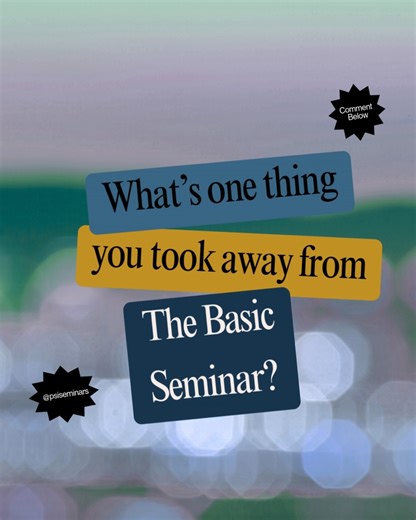 This weekend in Las Vegas, the first Basic Seminar of the year begins. Every year, this moment matters because for many people, The Basic Seminar marks the start of a new chapter.�New awareness.�New conversations.�New momentum. If you’ve been through Basic, take a moment to reflect: • What stood out to you most?� • What shifted in how you thought or saw yourself?� • What did you take with you into your life afterward? Drop a word, a sentence, or a memory in the comments.�Your reflection might be