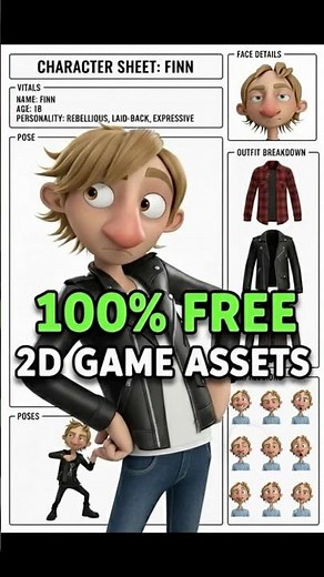 FREE AI Game Animations Sprite Sheets #AIGameDev#SpriteSheets#GameAnimations#IndieDev#GameAssets