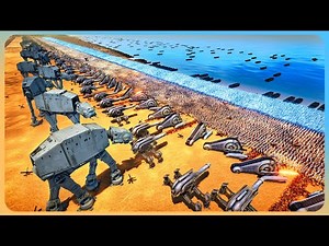 Can 4.5 Million Jedi Invade Darth Vader's Normandy Beach? - Ultimate Epic Battle Simulator 2 UEBS 2