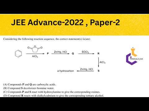 Considering the following reaction sequence..| JEE Adv-2022 | Friedel-Craft Reaction