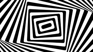 Download Optical illusion. Seamless loop 4k animated video. for free