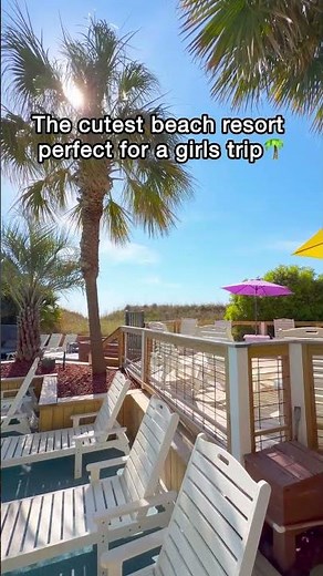 Where to stay in North Myrtle Beach with your besties | Beach Cove Resort #shorts #travel