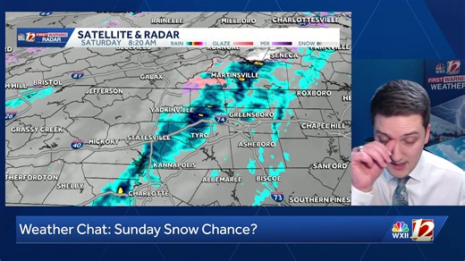 18K views · 106 reactions | WATCH LIVE: An update on potential snow chances in the Piedmont Triad For the latest: WXII12.com/Weather | WXII 12 NEWS | Facebook