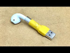 Simple DIY AirPod Charger Using Pen Cap