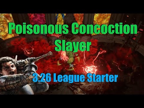 Poisonous Concoction of Bouncing Slayer: League Start to Endgame (Path of Exile 3.26)